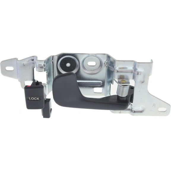 Interior Door Handle Compatible with 1992-1995 Honda Civic Front, Passenger Side 2-Door, Coupe Black