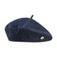 thumbnail image 1 of Gorro tipo boina para mujer, moderno, ajustable, cómodo y ligero, de mezclilla, ideal para primavera. Azul profundo, 1 of 9
