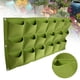 thumbnail image 2 of Bolsas para macetas colgantes, 18 bolsillos para colgar macetas verticales Bolsa para plantar montada en la pared para plantar bolsas de cultivo Jardinería interior al aire libre, 2 of 5