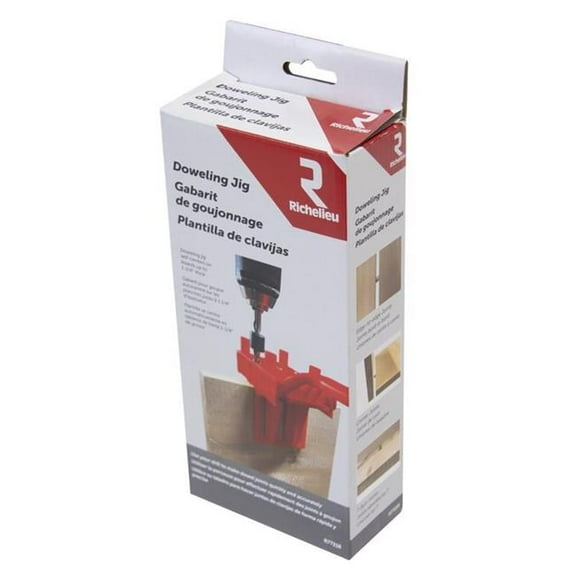 Richelieu 2038587 1.25 in. Doweling Jig, Red