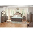 thumbnail image 4 of Bowery Hill 9-Drawer Triple Dresser and Mirror in Gray, 4 of 5