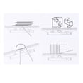 thumbnail image 2 of 30cm Parallel Ruler Multifunctional Drawing Parallel Rolling Push Ruler Protractor Scale Ruler, 2 of 8