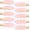Pink, variant on 10 count No Crease Hair Pins Flat Hair Makeup Clips No Bend Accessories Cute Small Duck Barrettes for Women Teen Girls Thin Fine Curly Styling Sectioning ()