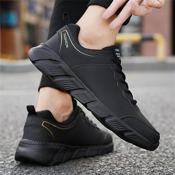 Simple leather sneakers sale