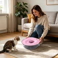 thumbnail image 4 of Cat Potty Training System – Transition from Litter to Toilet with Gradual Training Rings, Sturdy Base Holds Bowl, Fresh & Space-Saving, 4 of 6