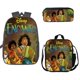 thumbnail image 3 of Mochila escolar de tres piezas para niños y niñas de Disney, bolso de hombro, mochila escolar para estudiantes, mochilas para estudiantes Encanto, juego de estuches para lápices, 3 of 5