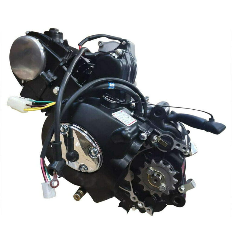 DENEST Engine Motor 125CC 4 Stroke Engine Kit Transmission with Reverse CDI  Single Cylinder Air Cooling System Engine Motor for ATV Go Kart Mini Bike 