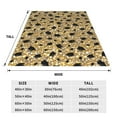 thumbnail image 3 of Salouo Graduation Hats3 Print Bed Blankets,Flannel Blanket Comfortable Air Conditioning Blanket Lightweight Blanket for Sofa Bed Travel & Couch -50"x40", 3 of 8