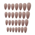 thumbnail image 3 of 24 uñas postizas acrílicas de cobertura completa para cosplay, ideales para hacer tú mismo. Beige, 3 of 8