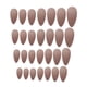 thumbnail image 3 of 24 piezas de uñas postizas naturales largas de cobertura completa, 12 tamaños diferentes para Beige, 3 of 8