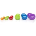 thumbnail image 3 of Power Systems 2 lbs Deluxe Vinyl Dumbbells Set, Pair of Dumbbell Weight with Non-Slip Grip (Green), 3 of 4