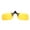 Yellow, variant on Polarized Flip Up Clip On Sunglasses with UV400 Glare Protection, Flip Design Sunglasses Clip for Prescription Glasses, Anti-Glare Clip-On Shades for Driving Fishing Outdoor Activities