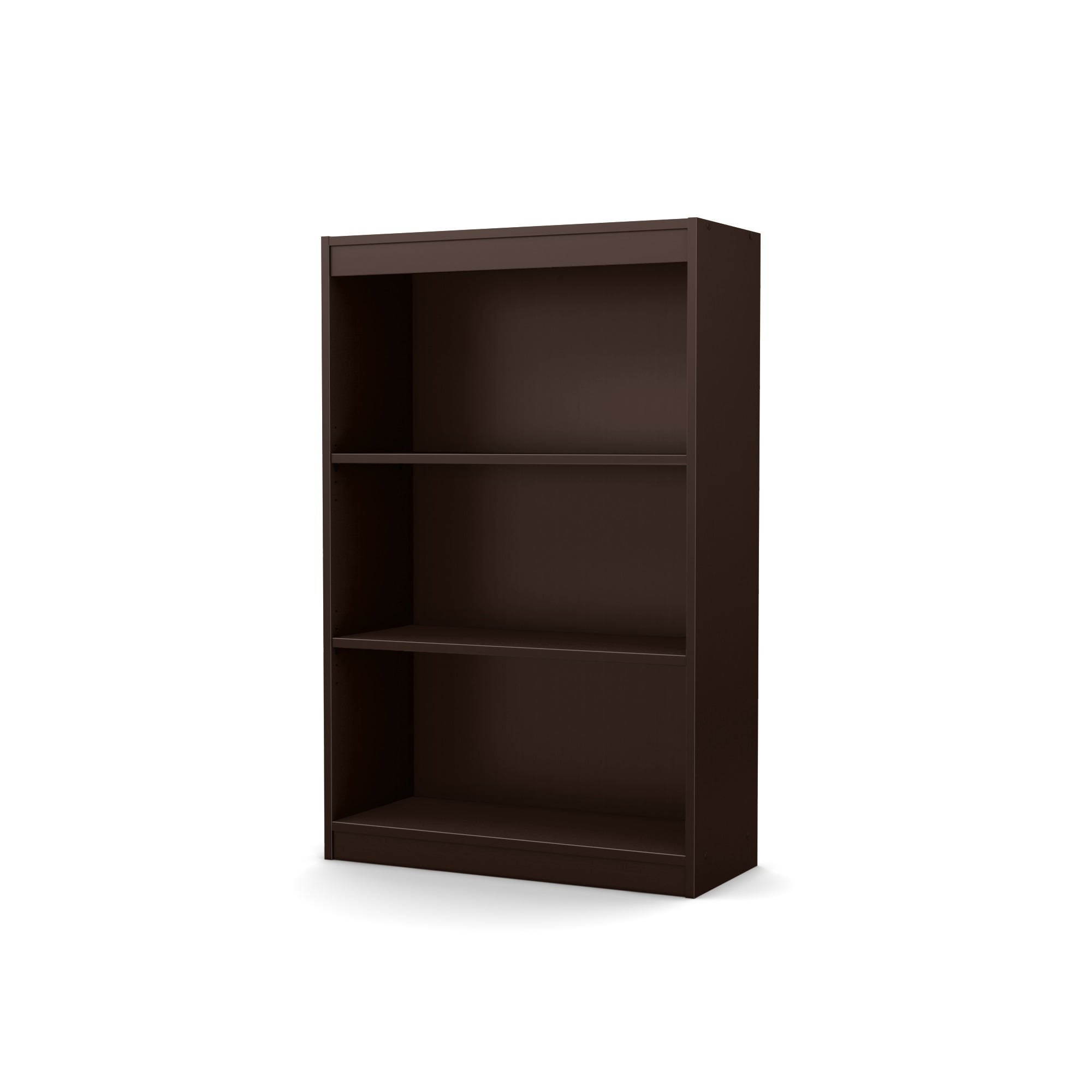 43.25" 3 Shelf Bookcase Chocolate - South Shore