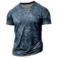 thumbnail image 3 of fatyb Vintage T Shirts Men's Short Sleeve Summer Casual Tops Pullover Muscle Tee Shirts for Men, 3 of 5