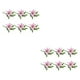 thumbnail image 3 of Flores artificiales de PVC Toystoory 6 piezas Decorativas, 3 of 6