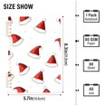 thumbnail image 2 of FORMRS 1-Subject Spiral Notebook 8" x 5" College Ruled 60 Refillable Sheet A5 Hard Cover, Cute Santa Hats Pattern, 2 of 7