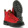 thumbnail image 5 of Palladium Pallashock Supply Hi Unisex Lace Up Canvas Ankle Boot In Red Size 5.5, 5 of 6