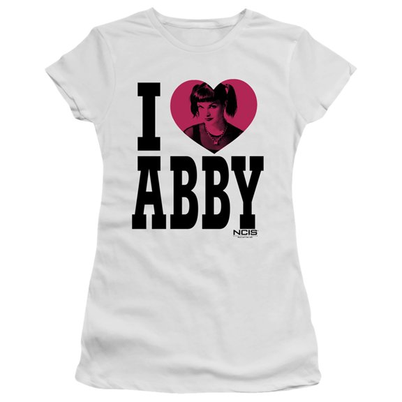 Ncis - I Heart Abby - Juniors Teen Girls Cap Sleeve Shirt - XX-Large