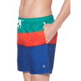 thumbnail image 2 of Original Penguin Mens Elastic Volley Swim Trunks X-Large Sodalite XL 6" Inseam, 2 of 4
