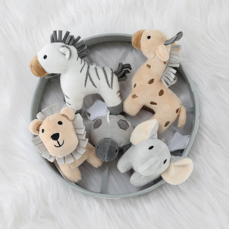 The Peanutshell Safari Celestial Musical Crib Mobile, 12 Lullabies photo 5