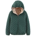thumbnail image 1 of Women Hooded Fleece Lined Jacket Hoodie -Bomveson, 1 of 3