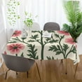 thumbnail image 5 of Yayeee Tablecloths for Rectangular Tables 54 x 54 inch Party Table Cover, Light Pink Flowers, 5 of 6