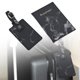 thumbnail image 5 of Funda y etiqueta para equipaje, tarjetero, billetera de piel sintética para hombre. Negro, 5 of 9