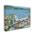 thumbnail image 3 of Stupell Industries Ocean Docks Suburb Streets Graphic Art Gallery Wrapped Canvas Print Wall Art, Design by Carla Daly, 3 of 7