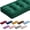 Dark Green, variant on Bench Cushions for Indoor Furniture 42x16 in Velvet Kitchen Dining Piano Window Seat Cushion, Tufted Patio Porch Swing Thicken Bench Pad Memory Foam(Ivory White)