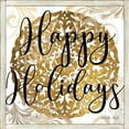 thumbnail image 3 of Jacobs, Cindy 20x20 Black Modern Framed Museum Art Print Titled - Happy Holidays Mandala II, 3 of 5