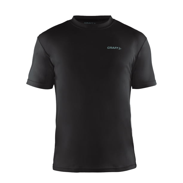 Craft - Camiseta de deporte Transpirable y ligera Modelo Prime Hombre caballero (Negro)