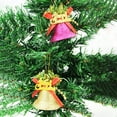 thumbnail image 5 of Cheapark 6-Piece Gold Plastic Christmas Tree Pendants - Small Ornaments for Hanging Vase & Tree, Festive Decor for Holiday, 5 of 7