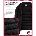 thumbnail image 4 of Canada Weather Gear Girls Puffer Jacket Lightweight Packable Bubble Coat Outerwear Jackets, 4 of 7