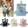 thumbnail image 6 of Matoen Summer Clear Backpack for Women - PU Transparent Backpack Large Clear Book Bag for College & Work, 6 of 6