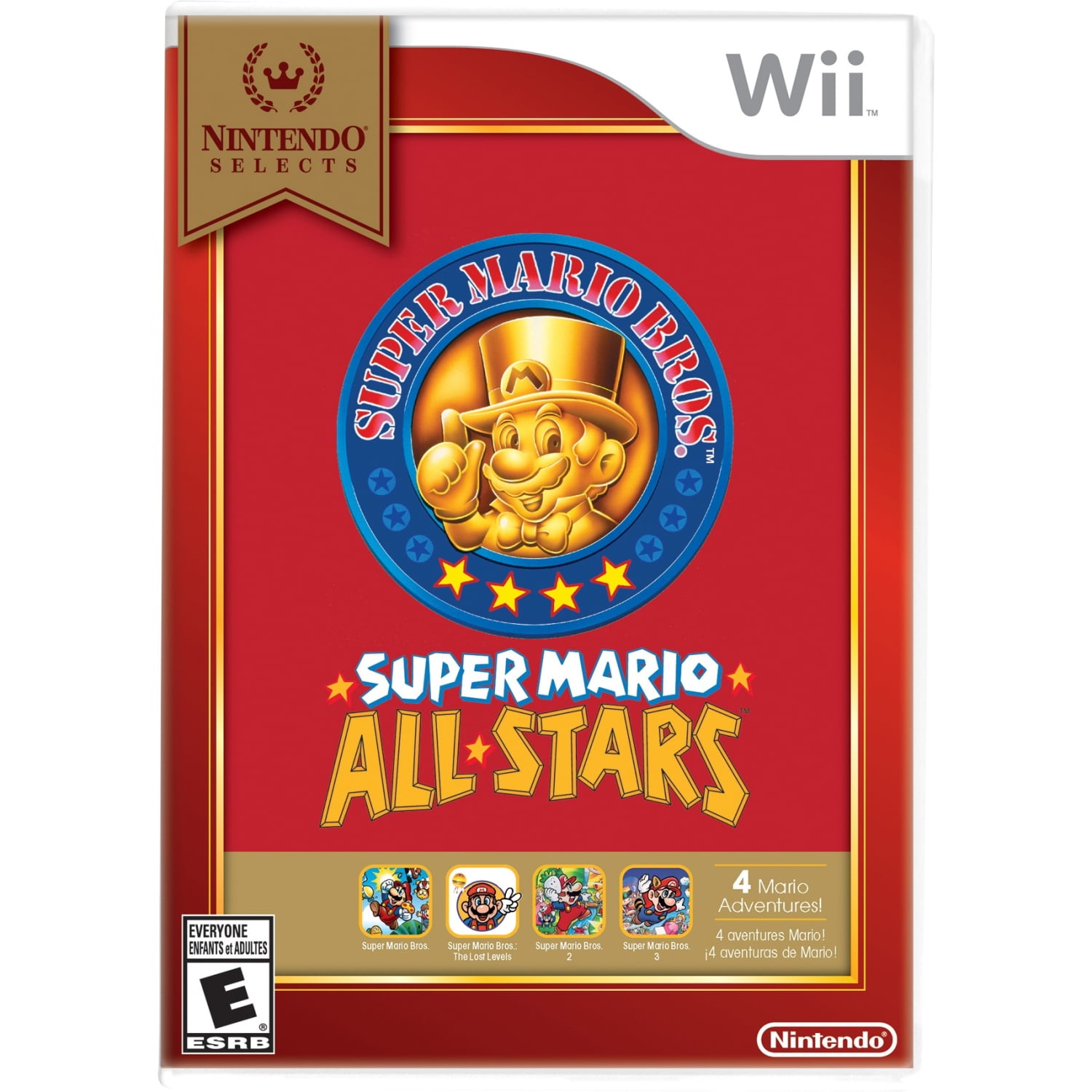 Getalenteerd Referendum Mededogen Nintendo Selects: Super Mario All-Stars, Nintendo, Nintendo Wii,  045496904197 - Walmart.com