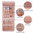 thumbnail image 2 of Manicure Set 12 in 1 Nail Clipper set, Odies nail clippers, fingernail & toenail clippers, Manicure Tools, pedicure tools, Suitable for Travel Manicure Kit, Nail Set Kit With Everything Profe,Pink, 2 of 6