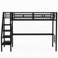 thumbnail image 4 of [Space Saver] Loft Bed - Twin XL | Full Storage & Desk with Sturdy Metal Frame for Small Spaces, 4 of 24