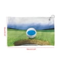 thumbnail image 5 of AOOOWER Sublimation Blank Personalized Golf Towel Portable Golf Cleaner with Clip, 5 of 10