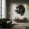 thumbnail image 3 of Wild Boar Metal Wall Art, 3 of 8