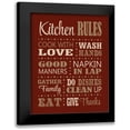 thumbnail image 1 of Robinson, Tamara 15x18 Black Modern Framed Museum Art Print Titled - Kitchen Rules, 1 of 5