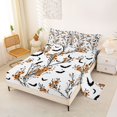 thumbnail image 2 of Manfei Cartoon Halloween King Sheets,Magic Ghost Bedding,4-Piece,1 Flat Sheet,1 Fitted Sheet and 2 Pillowcases, 2 of 6