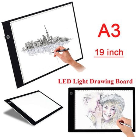 Portable A3 Led Tracing Light Box Drawing Tattoo Board Pad Table Stencil Artist 19