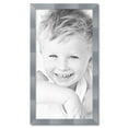 thumbnail image 2 of ArtToFrames 21" x 40" Light Silver Picture Frame, 21x40 inch Silver Wood Poster Frame (WOM-4827), 2 of 7