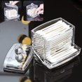 thumbnail image 2 of Saim 2pcs Cotton Swabs Storage Holder Box， Transparent Makeup Case Cosmetic Container，8.7*7.8*9.2cm, 2 of 7