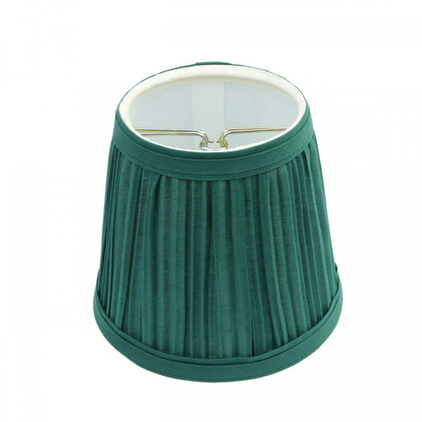 Small Clip On Lamp Shade Green Fabric, Teal Mini Lamp Shade