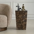 thumbnail image 4 of Uttermost Poe Marble Accent Table in Brown, 4 of 6
