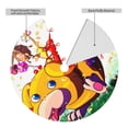 thumbnail image 4 of Lsque Pikmin Print Christmas Tree Skirt, Tree Skirt with Ties or Velcro, Perfect for Holiday Decorations, Halloween, and New Year-48", 4 of 7