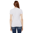 thumbnail image 4 of BELLA+CANVAS Women Slim Fit Tee, Short Sleeve Crew Neck Cotton T-Shirt, White, Size S, 4 of 4
