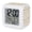 Brown, Caramel, Sepia, Sand, variant on Vintage Brown Digital Alarm Clock for Bedrooms, Smart LED Alarm Clock with 7 Color Changing Night Light, Geometric Abstract Art Love Heart Silent Wake Up Clocks for Sleep Study Cooking 3.2"x3.2"