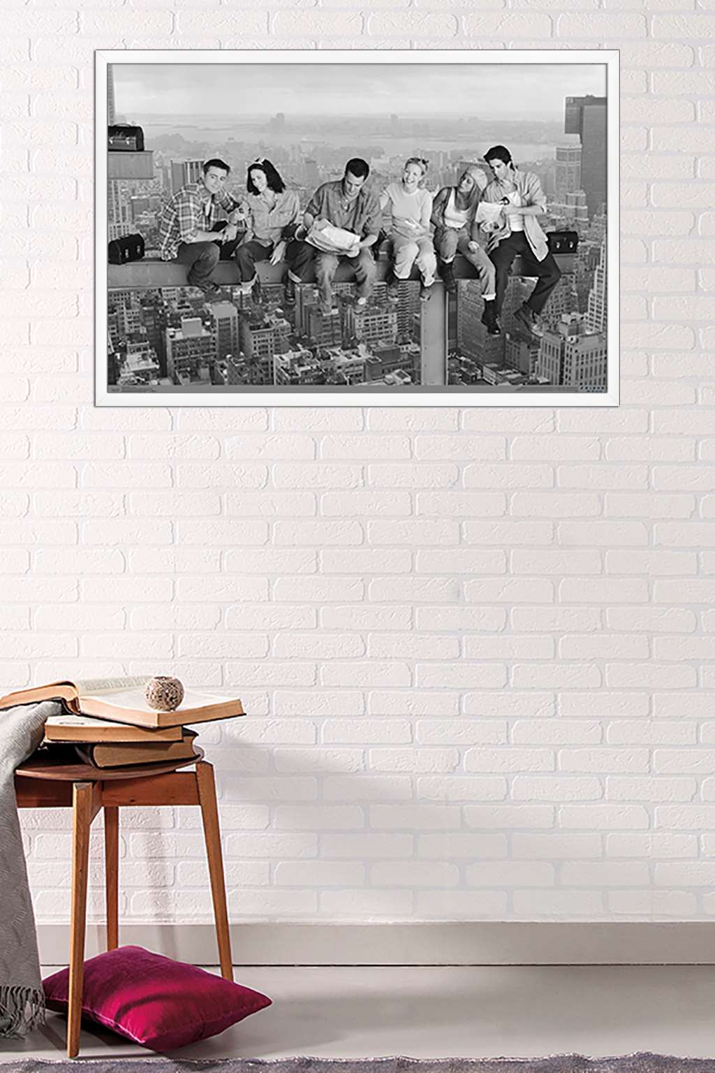 Friends - Posed Wall Poster, 22.375" x 34", Framed